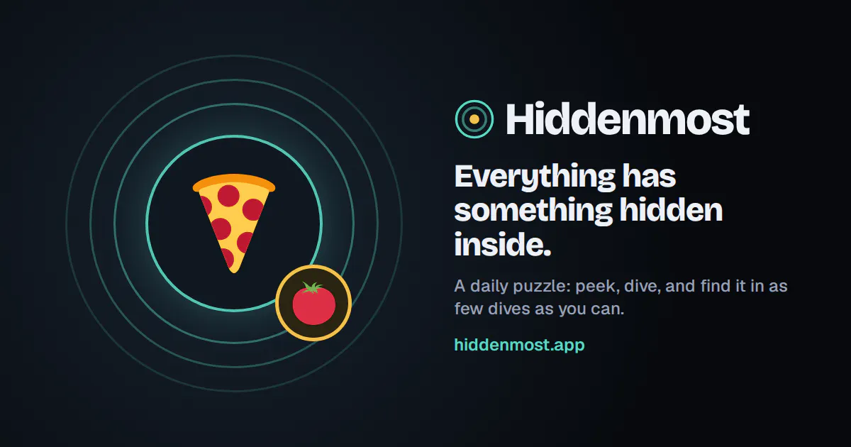 Hiddenmost gallery image