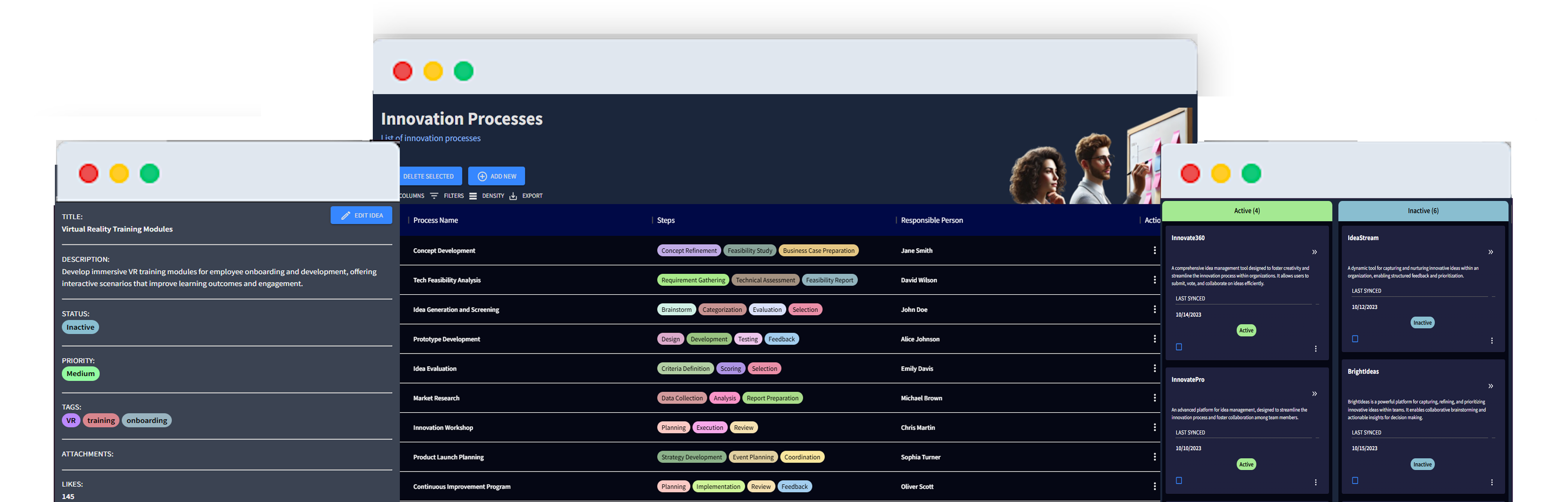 GoIdeafy® - Main product screenshot demonstrating key features and user interface