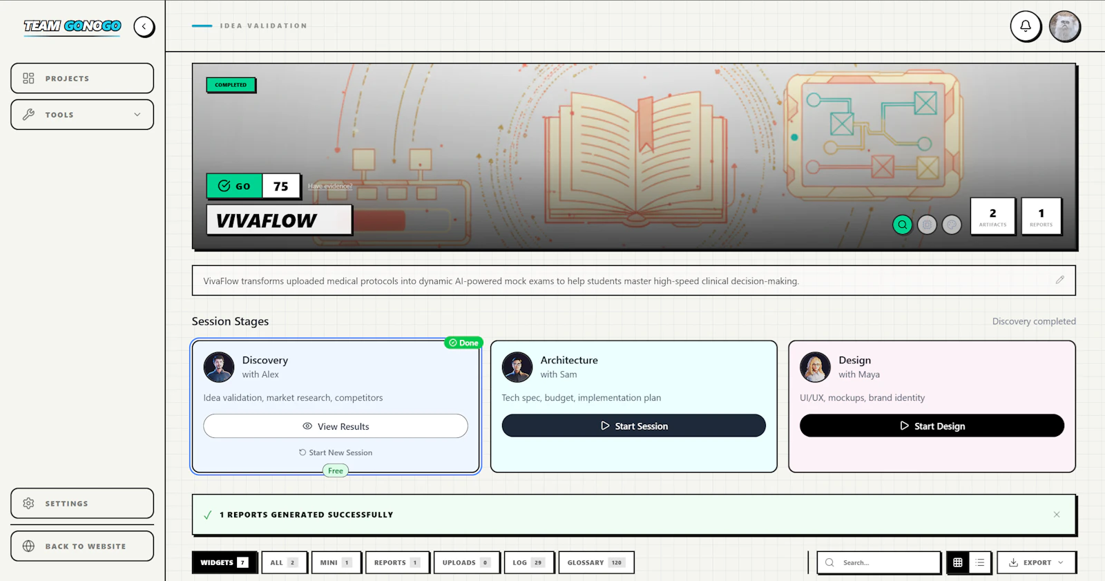 GoNoGo.team screenshot 3