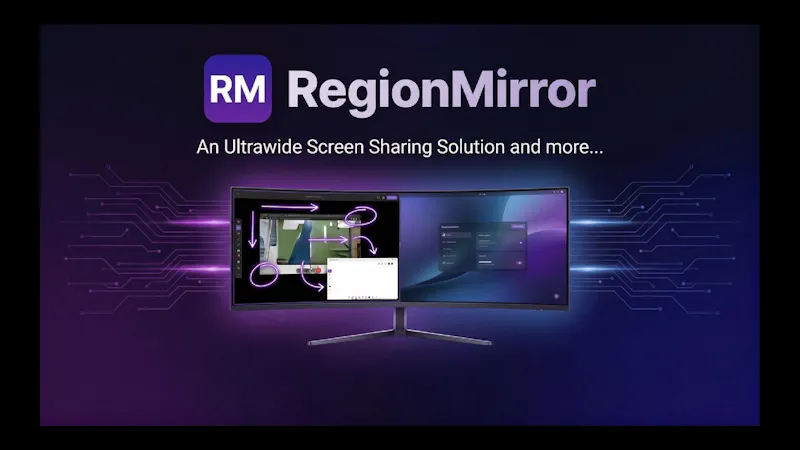 RegionMirror screenshot 1 (video preview)
