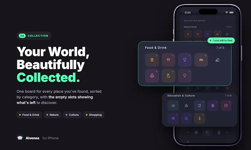 Alvenea: A New Way to Explore Your City screenshot 4