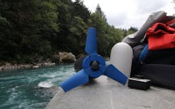 Estream: A portable water power generator fits into backpack media 2