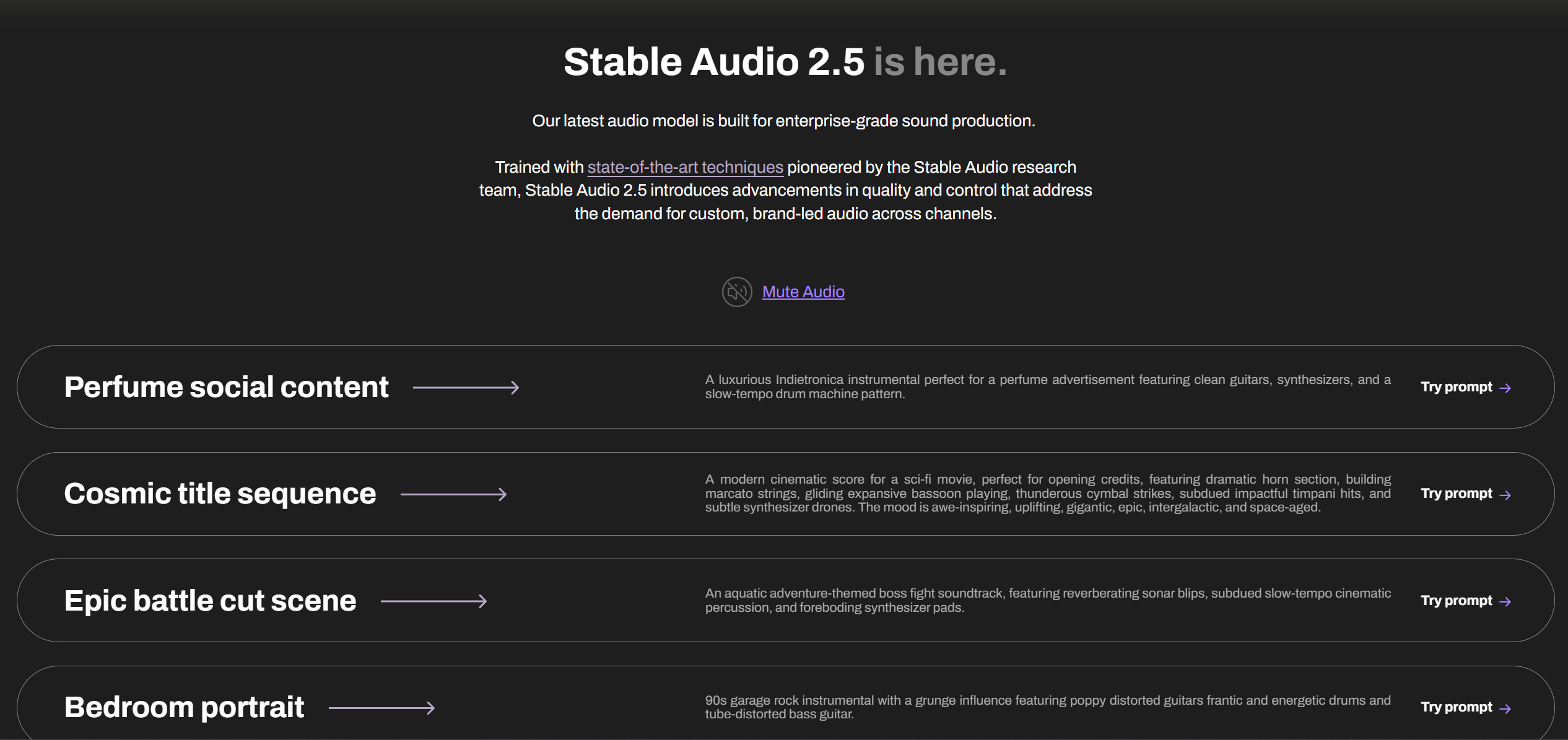 Audio stabile 2.5 - Produzione audio di livello aziendale media 3