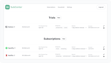 SubCenter.io gallery image
