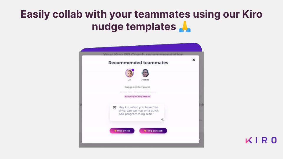 Kiro PR Coach gallery image