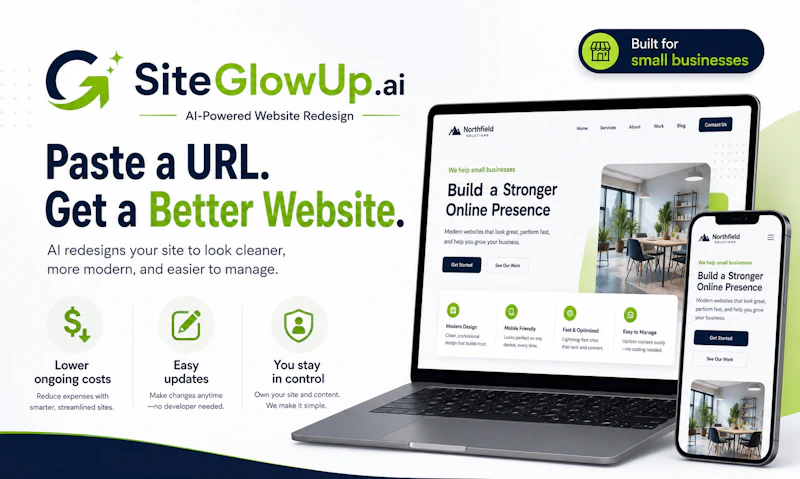 SiteGlowUp screenshot 1