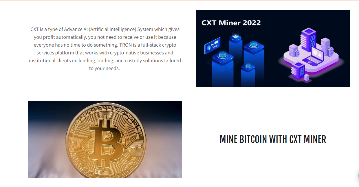 Aplicación de minero cripto media 2