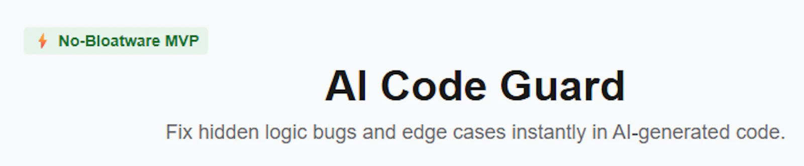 AI Code Guard screenshot 1