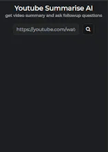 Youtube Summarise AI gallery image