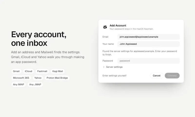 Mailwell screenshot 2
