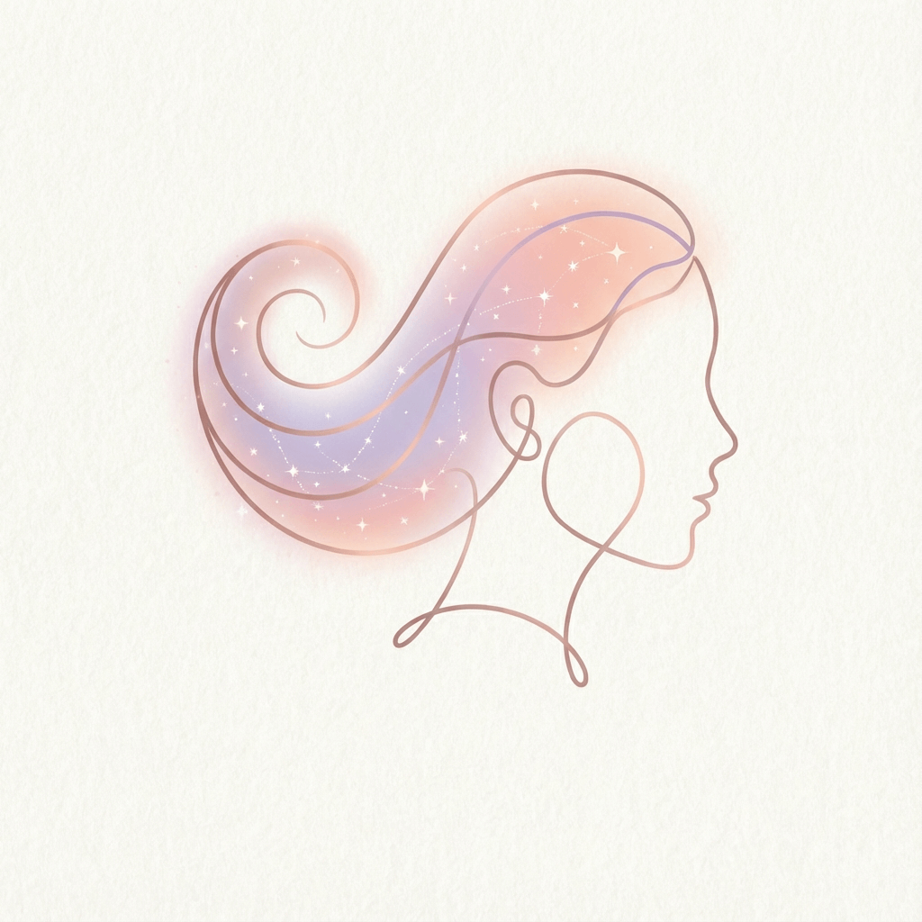 AI Hairstyle Studio - Product Hunt launch logo and brand identity