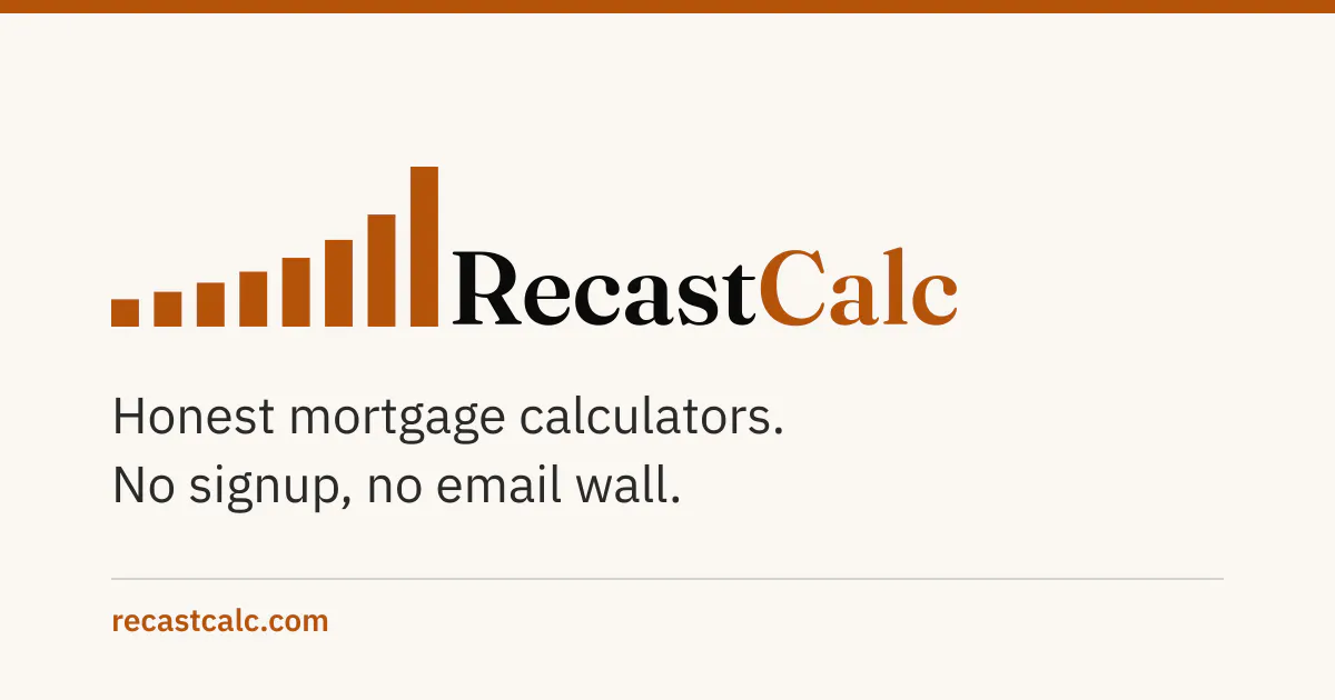 RecastCalc gallery image