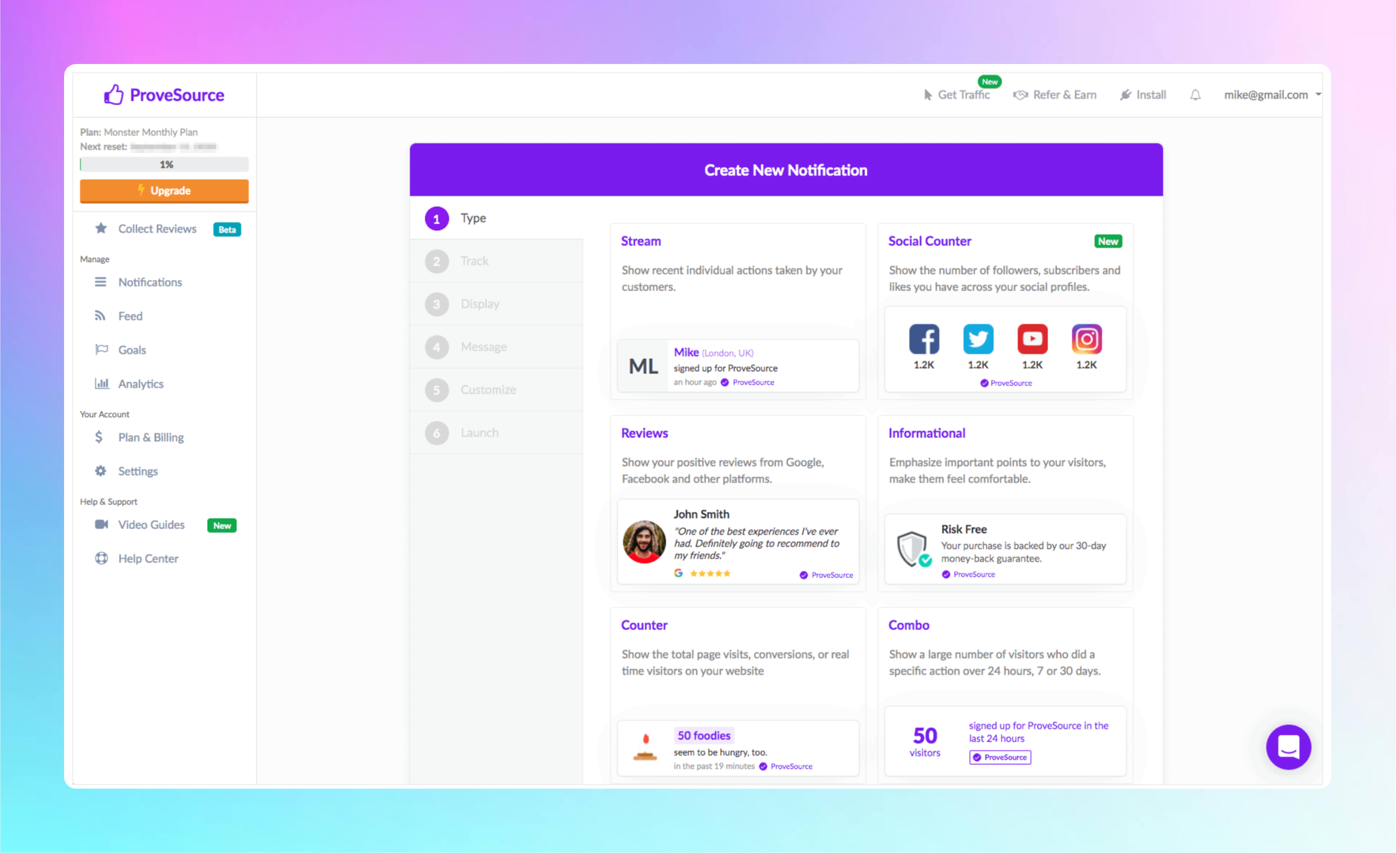 Media Provesource 3.0 - Platform bukti sosial #1 untuk laman web anda 3