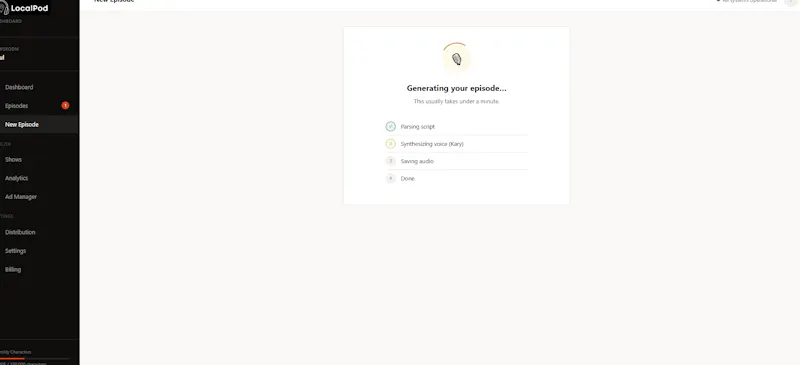 LocalPod Studio  screenshot 5