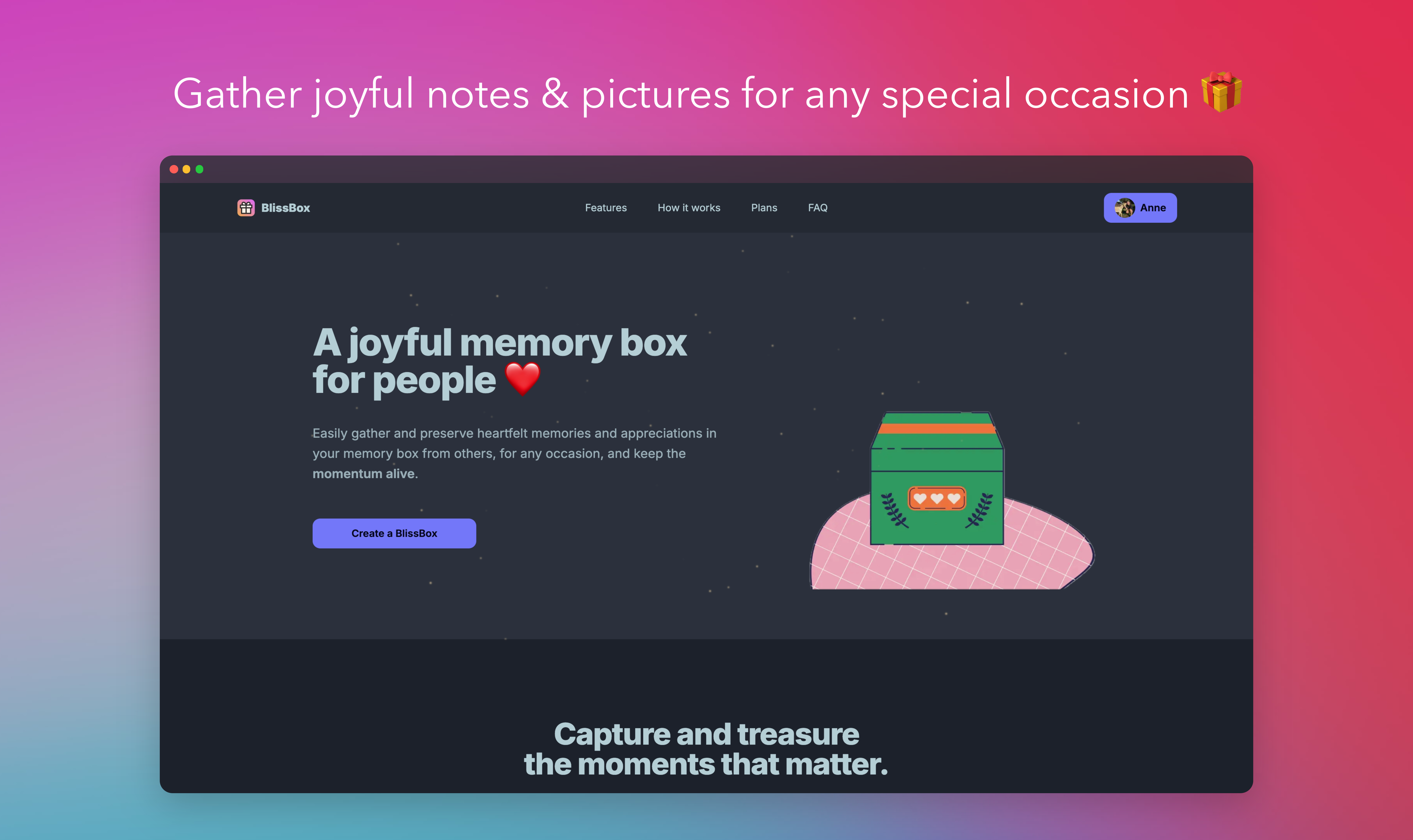 startuptile BlissBox-A joyful memory box