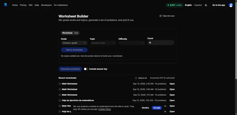 Over The Math Wall screenshot 4