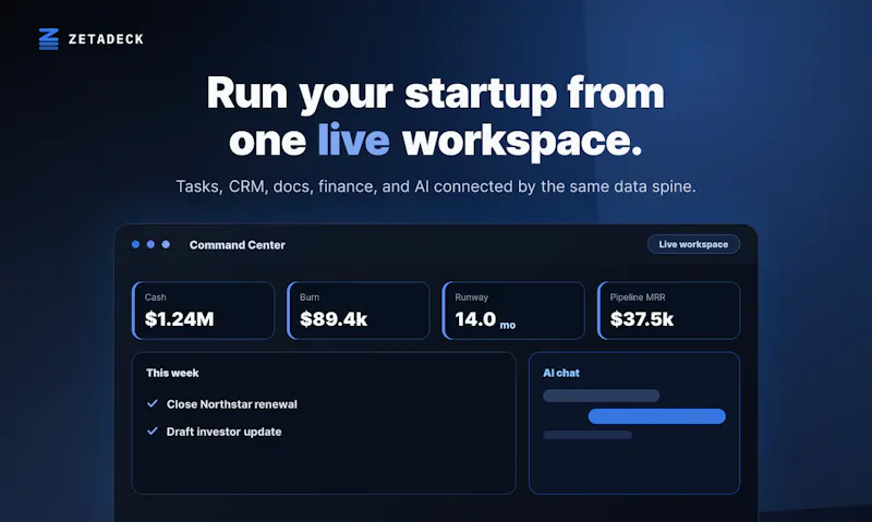 Zetadeck screenshot 1