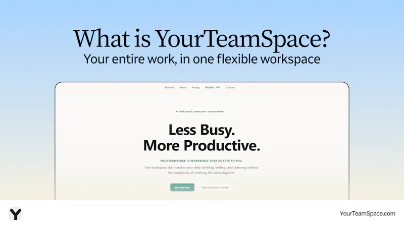 YourTeamSpace screenshot 1