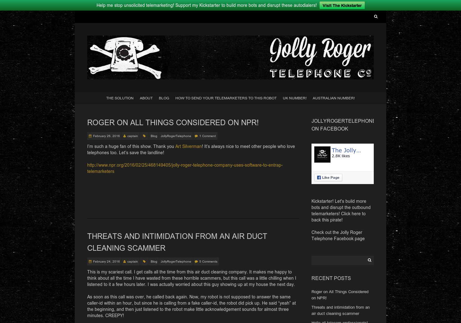 Jolly Roger Telephone