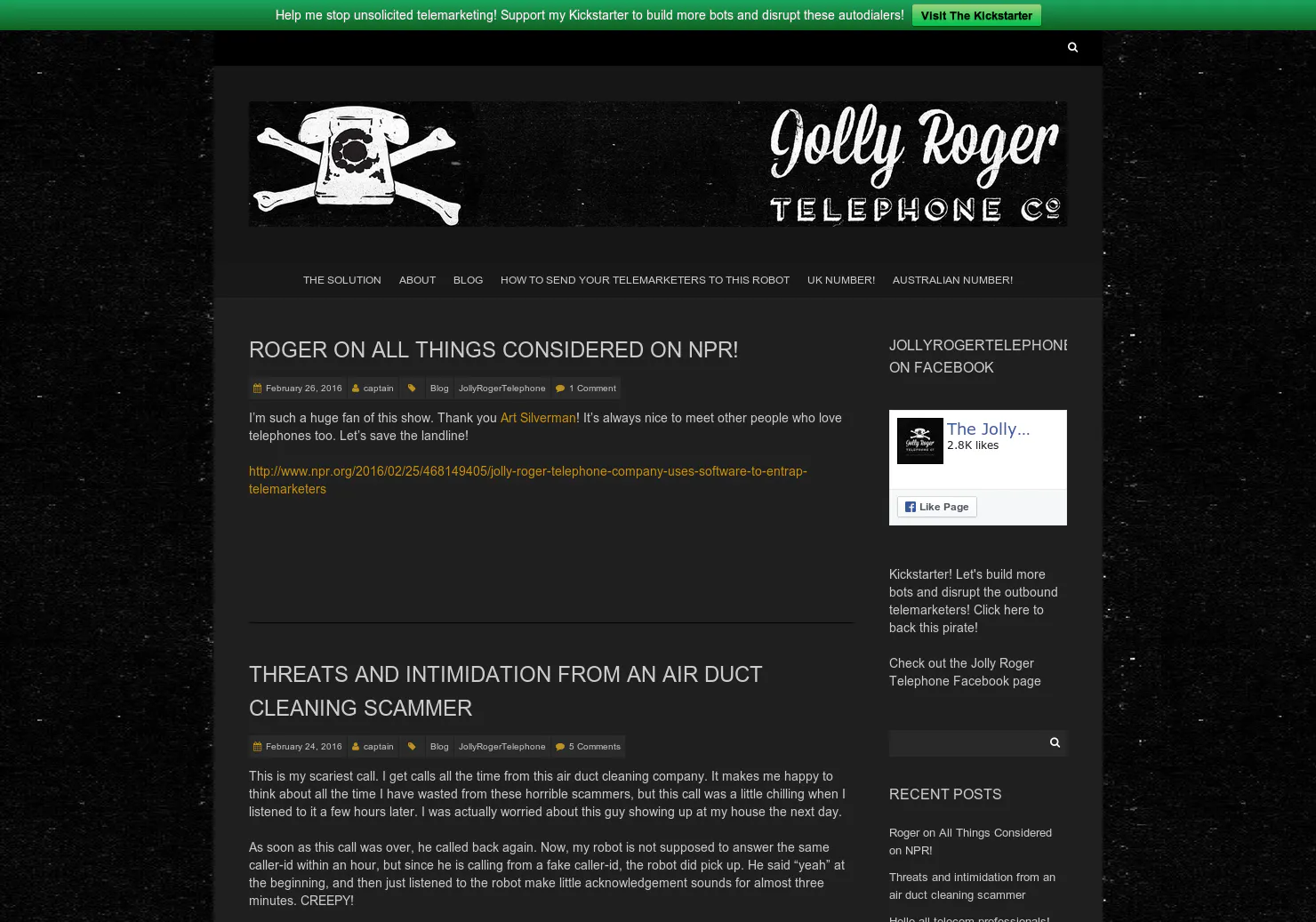 Jolly Roger Telephone