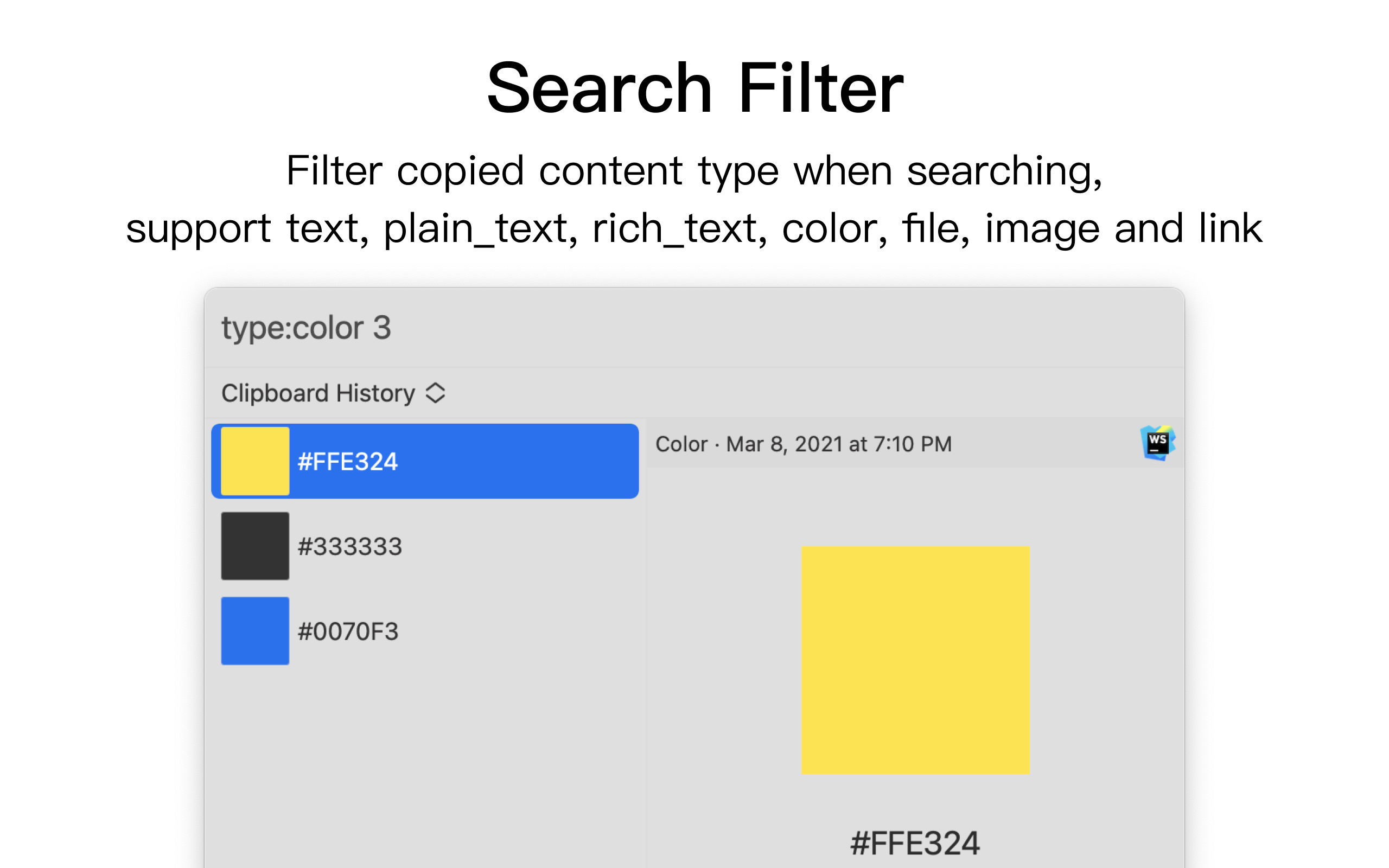 Pastory - Clipboard Manager gallery image