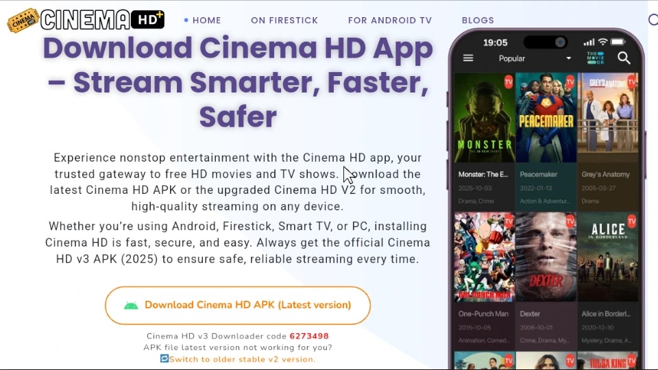 CinemaHD plus - Screenshot 2 preview