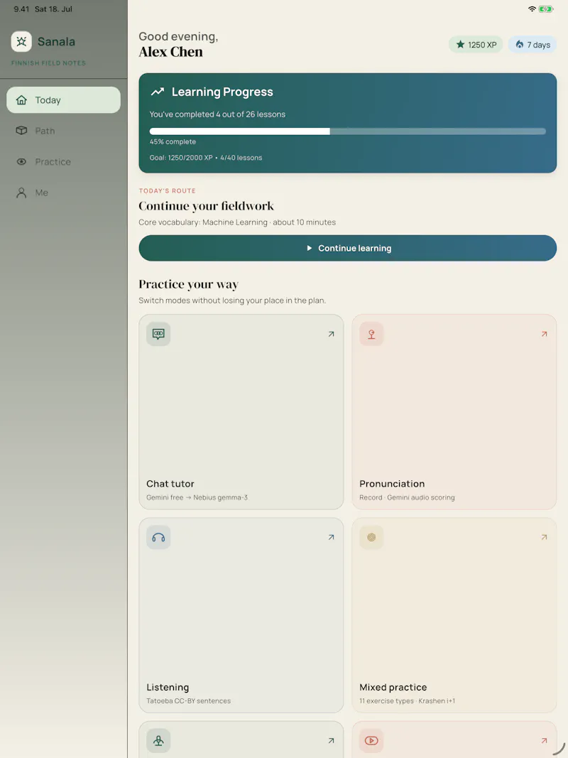 Sanala screenshot 3