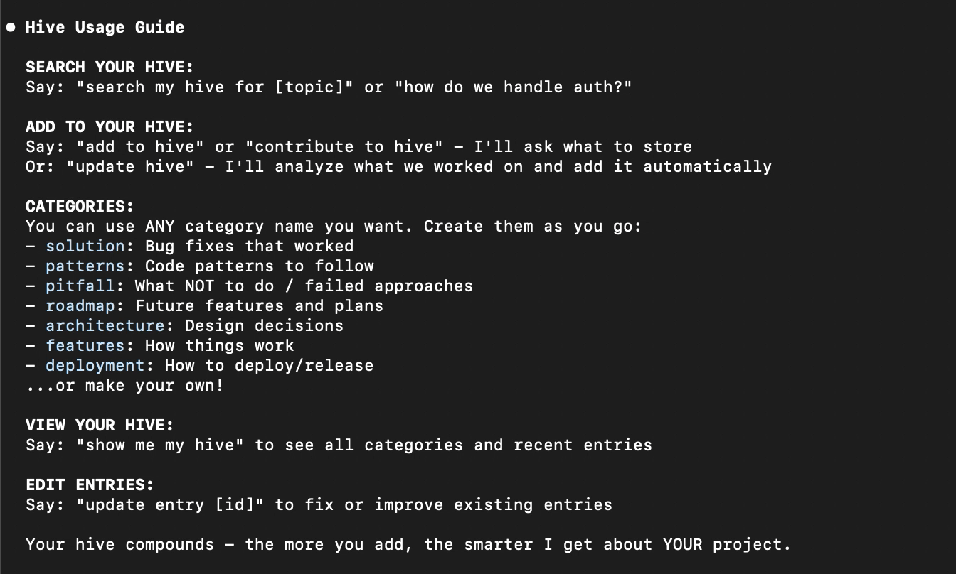 hivemind-mcp - Screenshot 5 showing product features and functionality