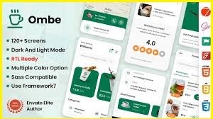 Mídia 3 de Ímã - cafeteria iOS App Design Ui