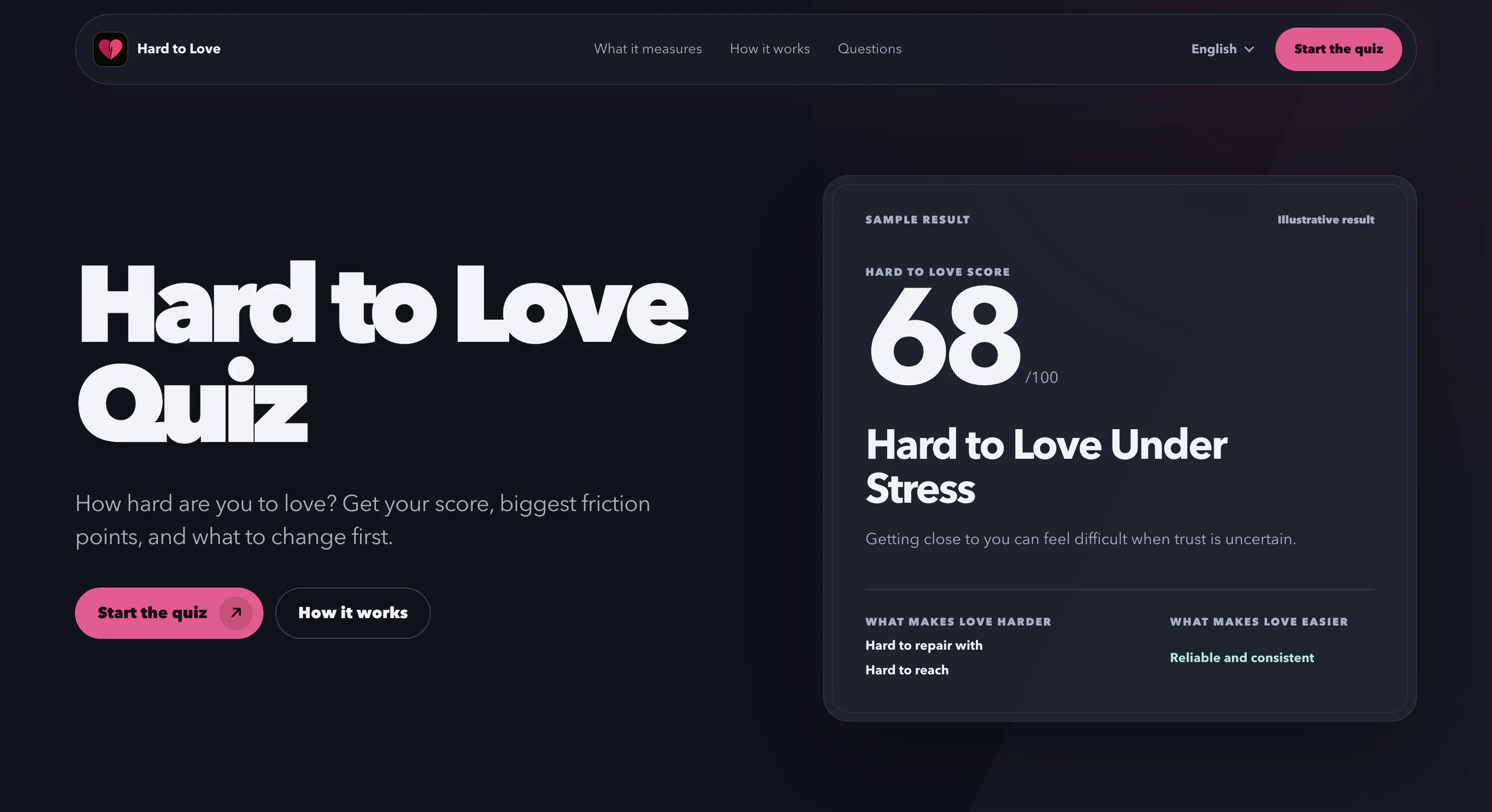 Hard to Love Quiz gallery image