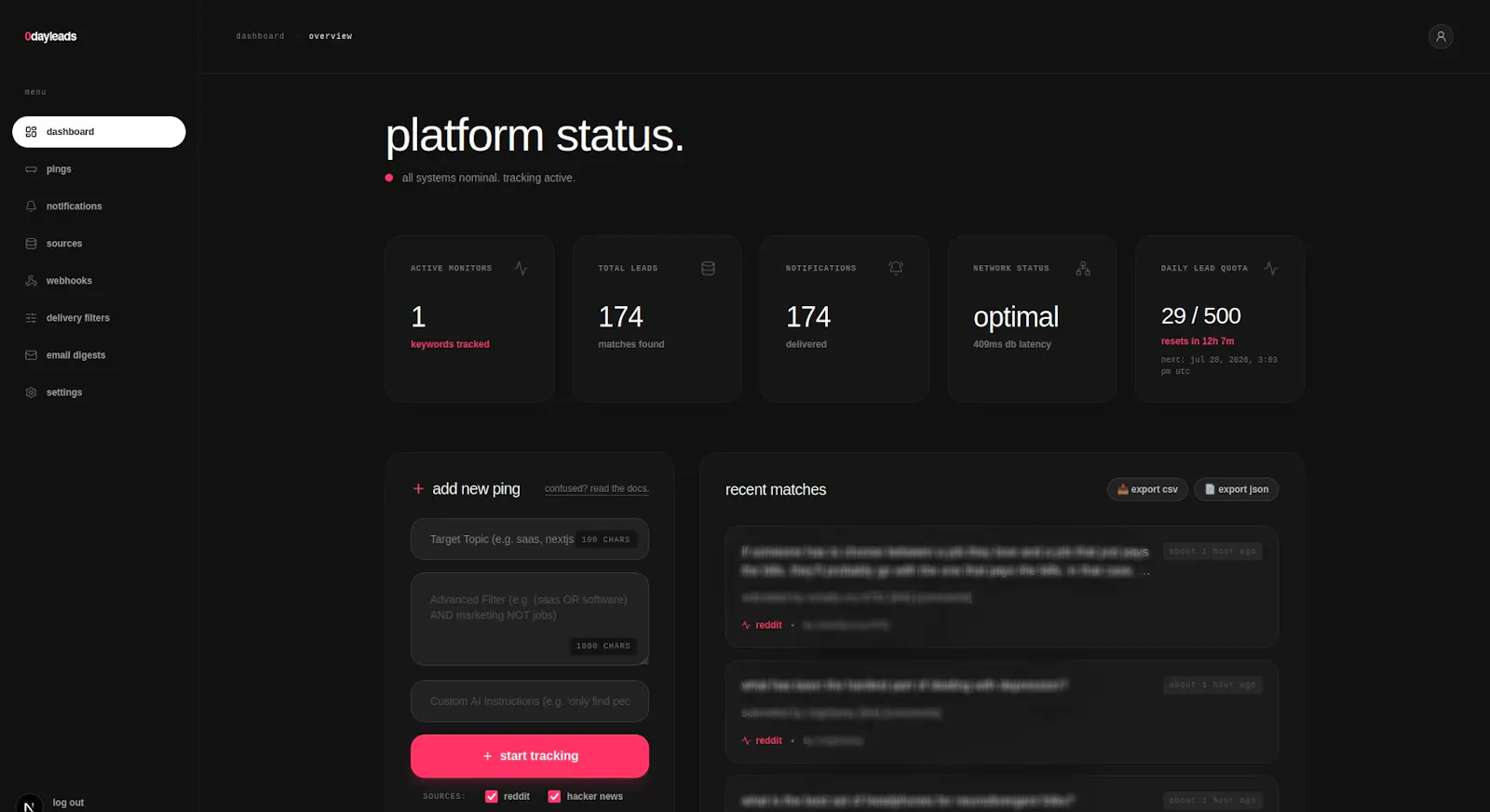 0dayleads screenshot 3