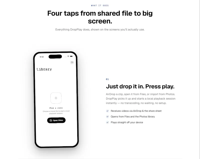 DropPlay: Cast & Stream screenshot 2