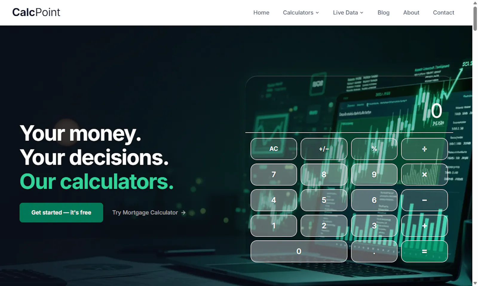 CalcPoint screenshot 1