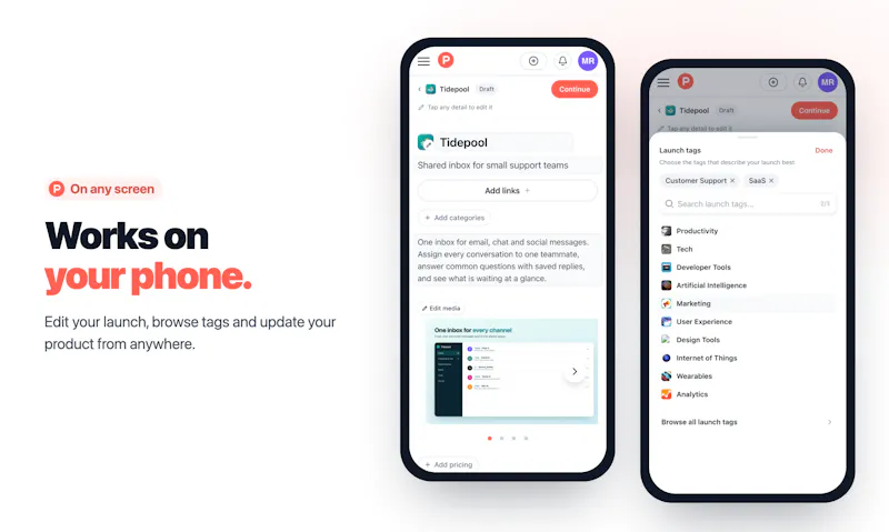 Product Hunt Visual Launch Editor screenshot 6