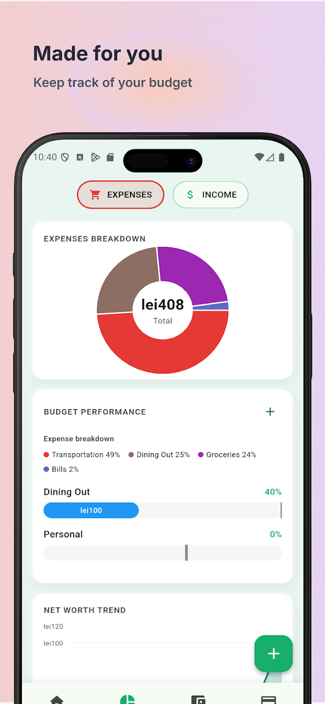 Budget Planner App MoneyTrack gallery image