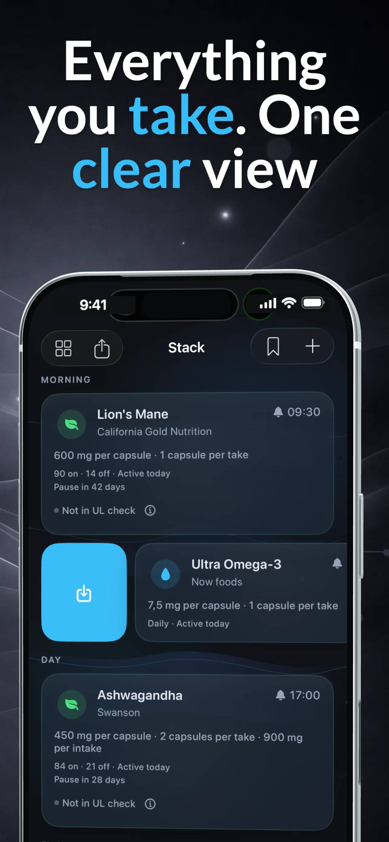 Dosion - Privacy Supplement Tracker gallery image