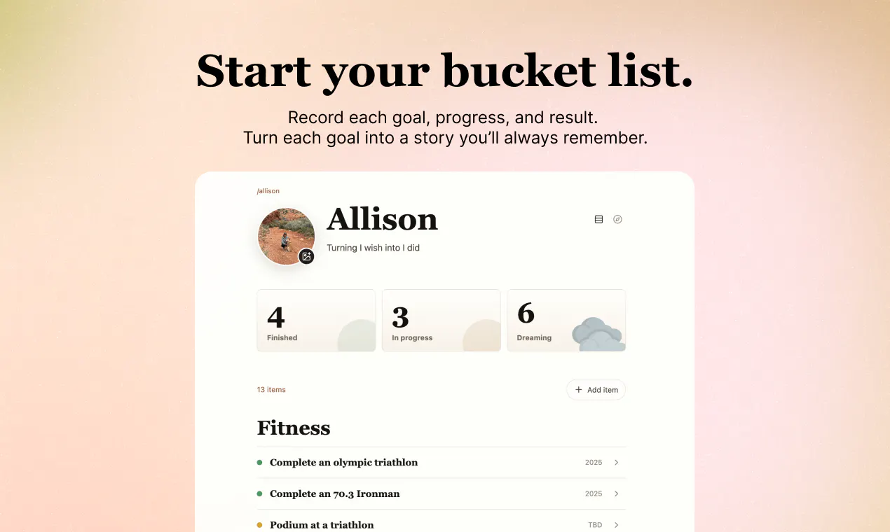 This is My Bucket List screenshot