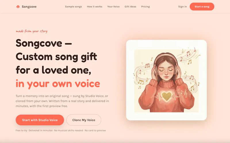 Songcove screenshot 1