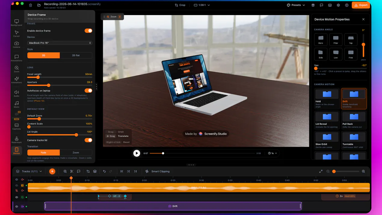 Screenify Studio product