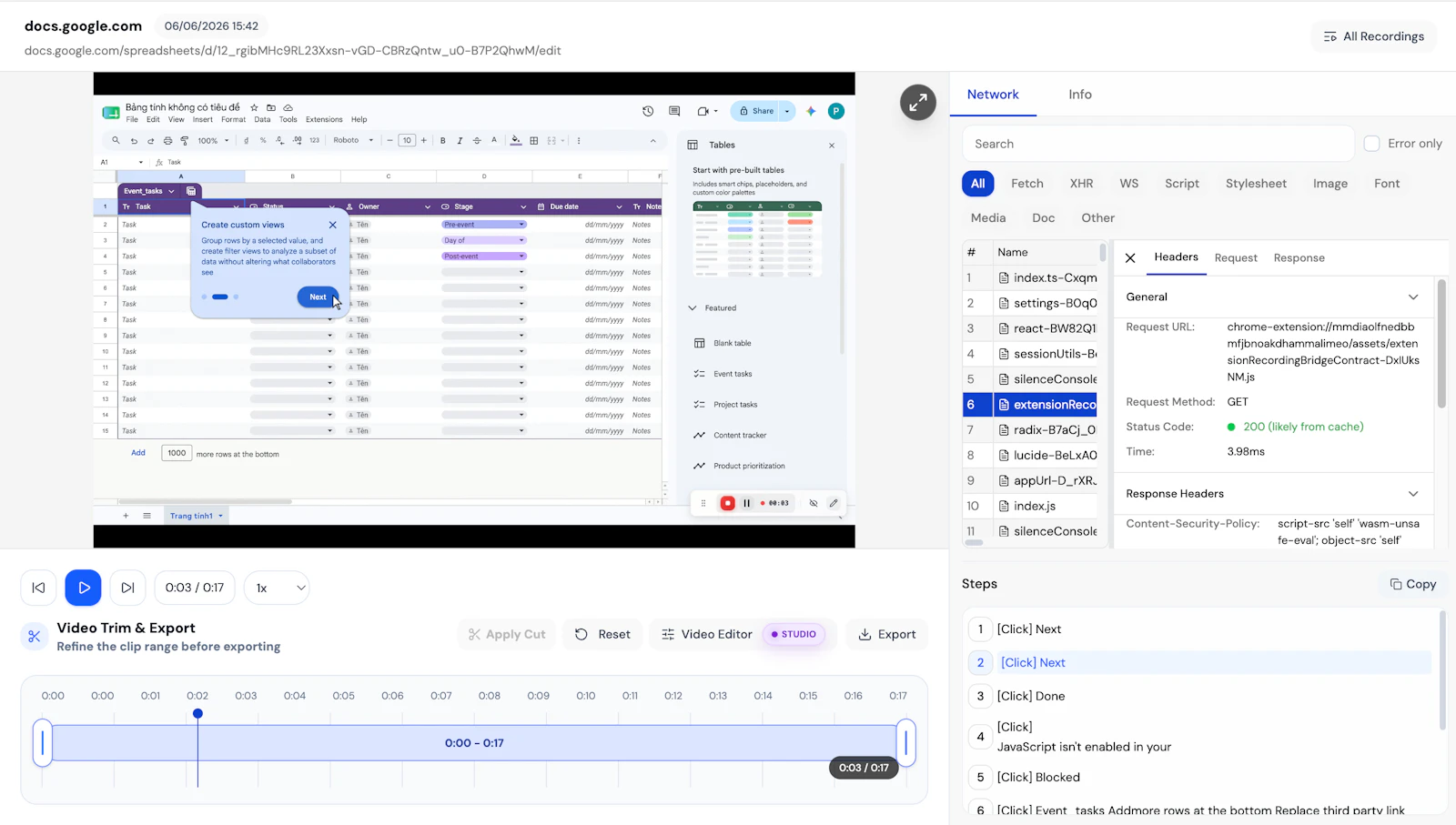 Sonix — Session Replay screenshot 1