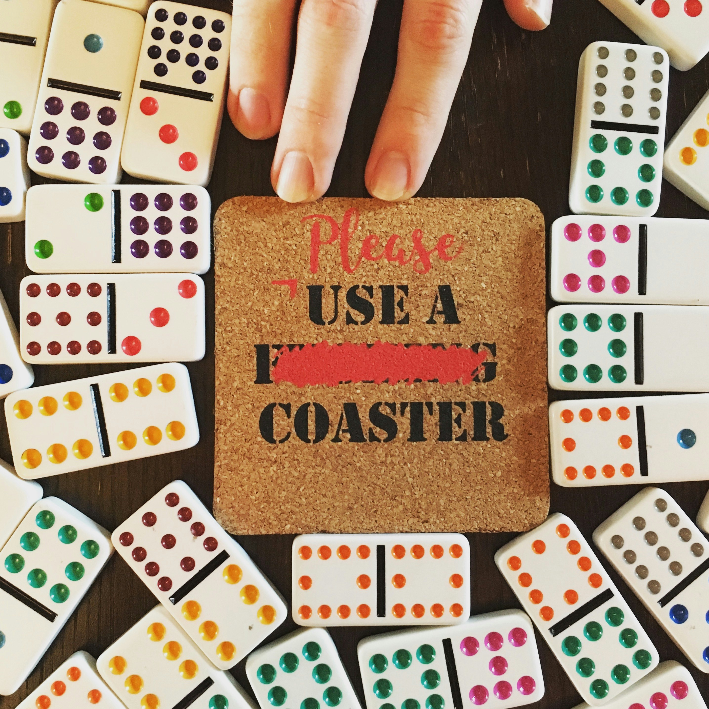 Please Use A F***ing Coaster Set by Not Quite Polite gallery image