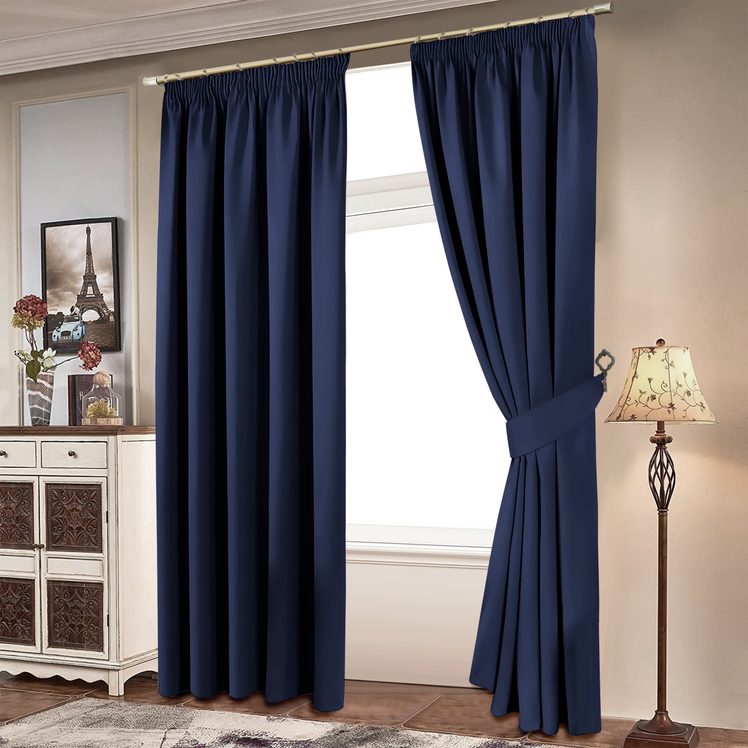 Pencil Pleat Blackout Curtains gallery image