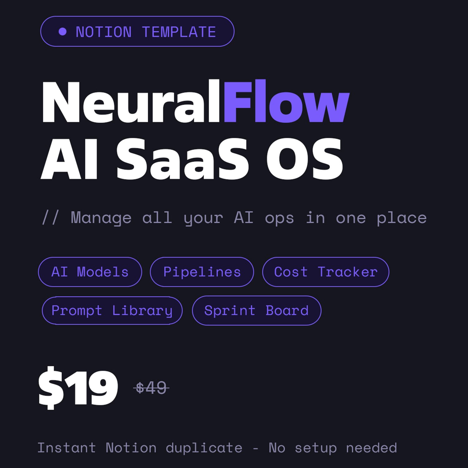 NeuralFlow AI SaaS OS