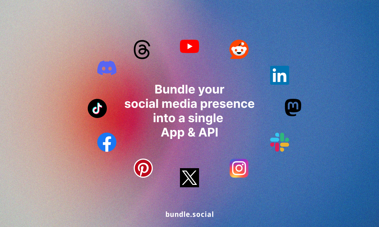 bundle.social - Sosyal Medya API'sı, Zamanlama ve Analytics medya 2