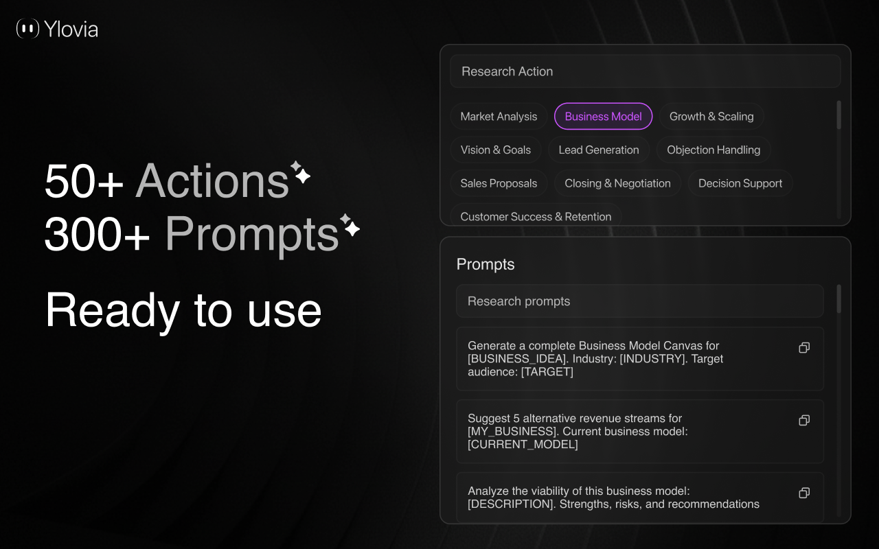 Ylovia – Turn ChatGPT into an AI Agent - Screenshot 4 showing product features and functionality