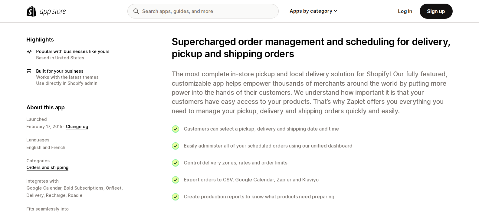 Shopify를위한 배달 앱 media 2