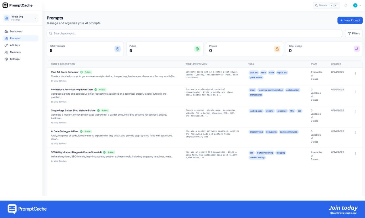 PromptCache gallery image