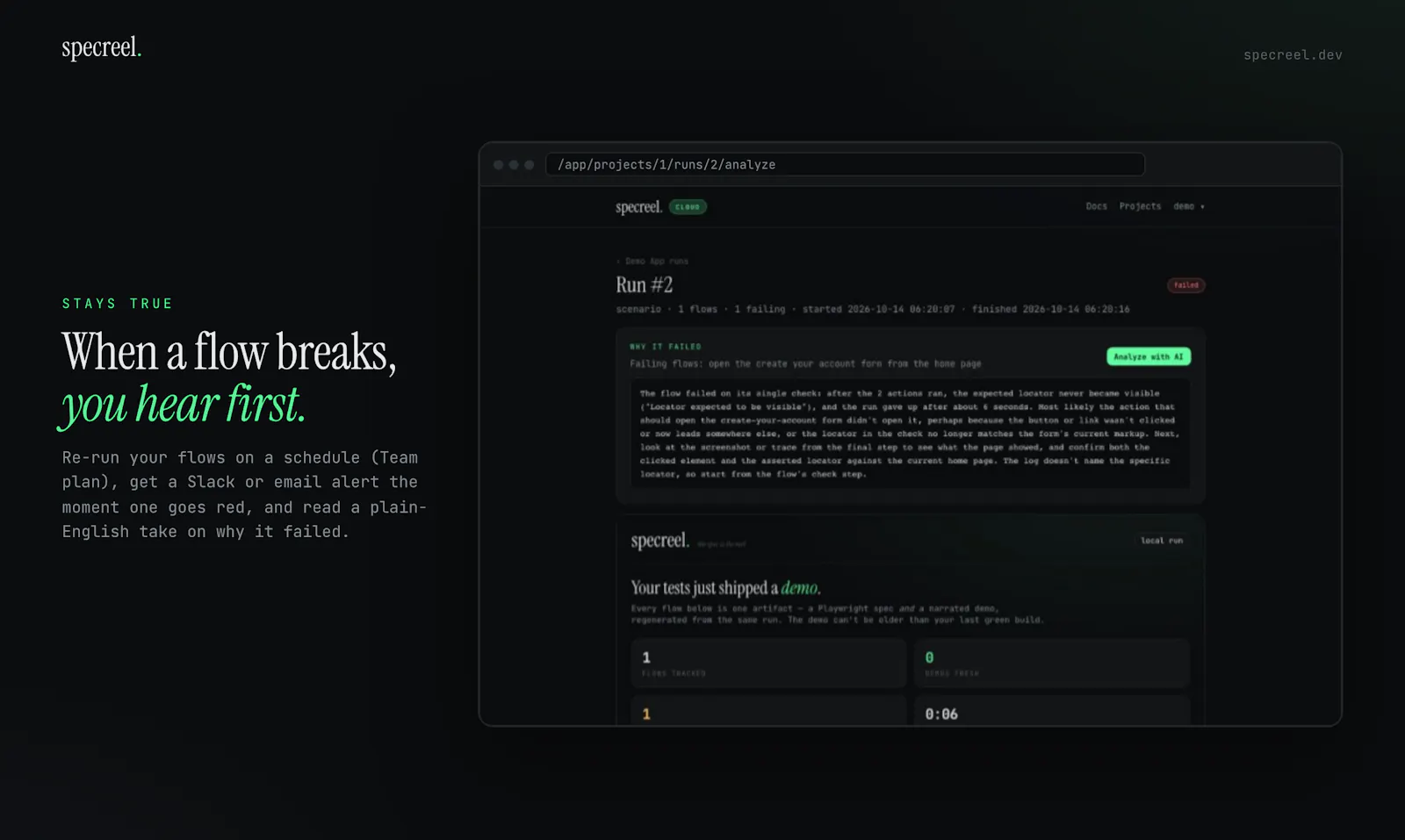 Specreel screenshot 3