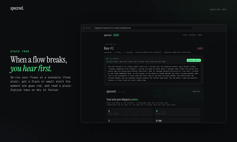 Specreel screenshot 3