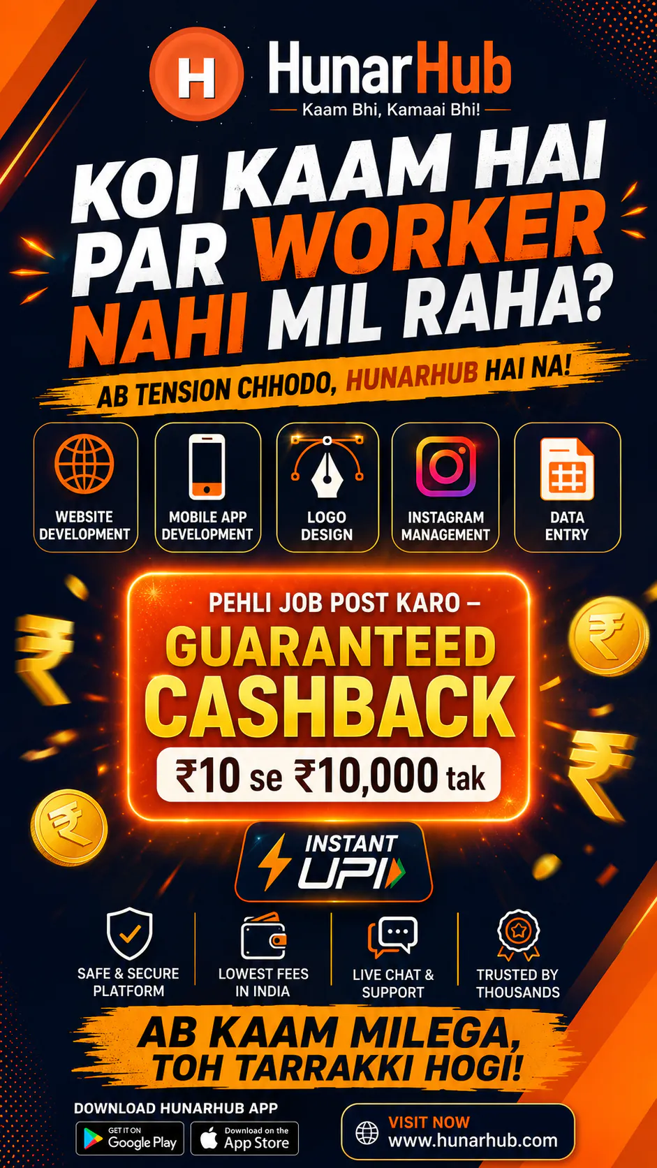 HunarHub product banner